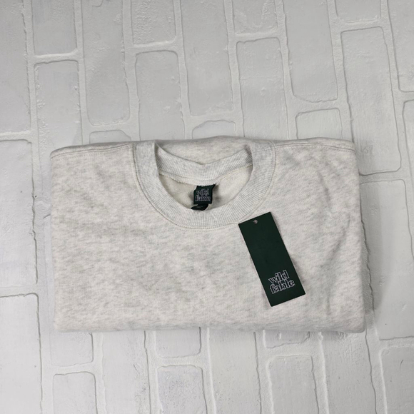 Wild Fable Grey Heather Crewneck Sweatshirt Size XS - Picture 2 of 3